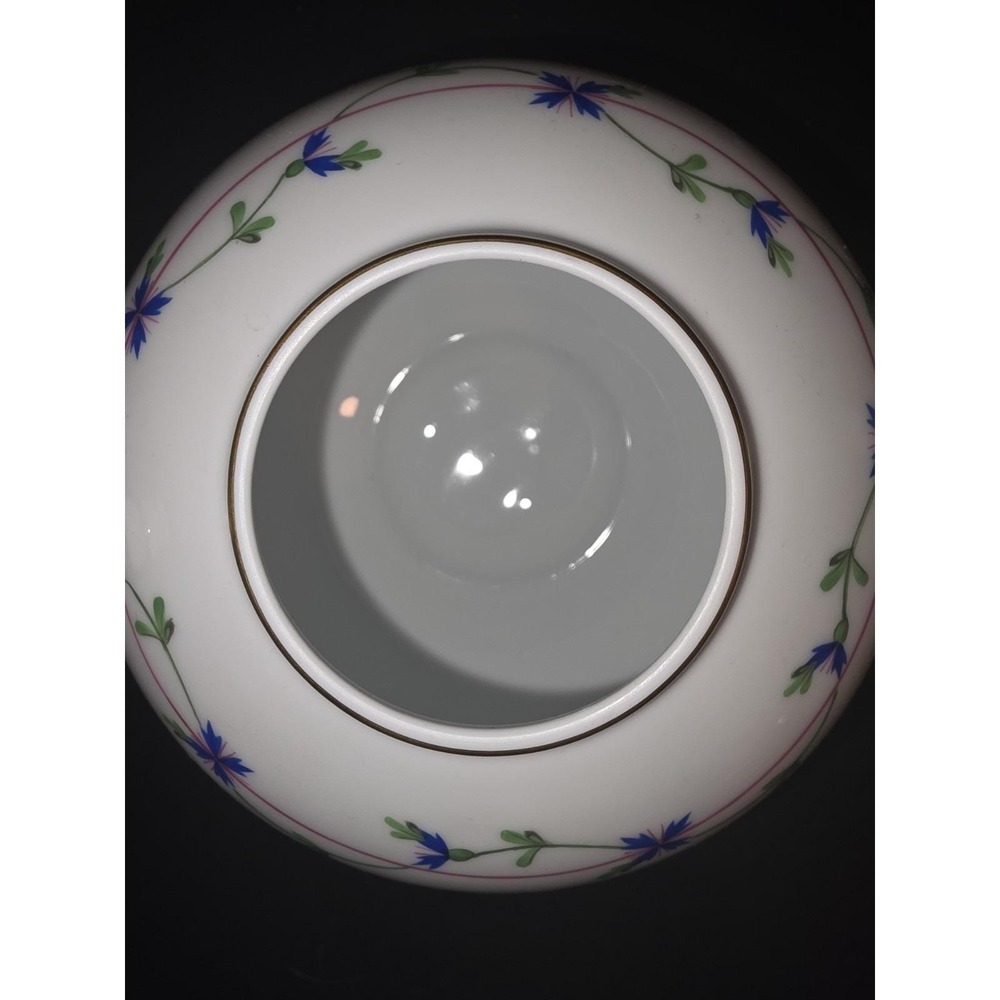 Herend Hungary Blue Garland Teapot 3404 PBG Rabbit Finial MINT 1994 - Picture 4 of 13